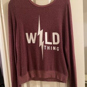 Maroon Women's Top